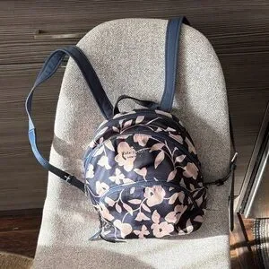 kate spade | Bags | Kate Spade Floral Backpack In Navy And  display picture 2